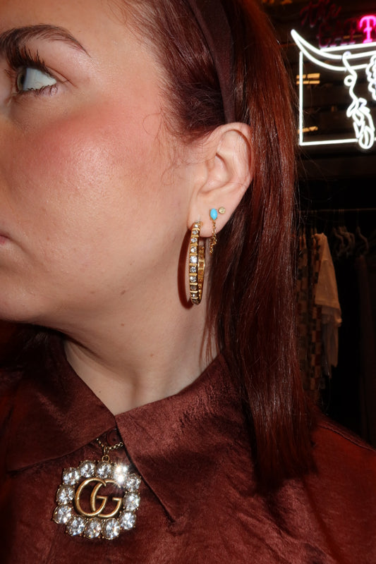 Turquoise Ear Jackets