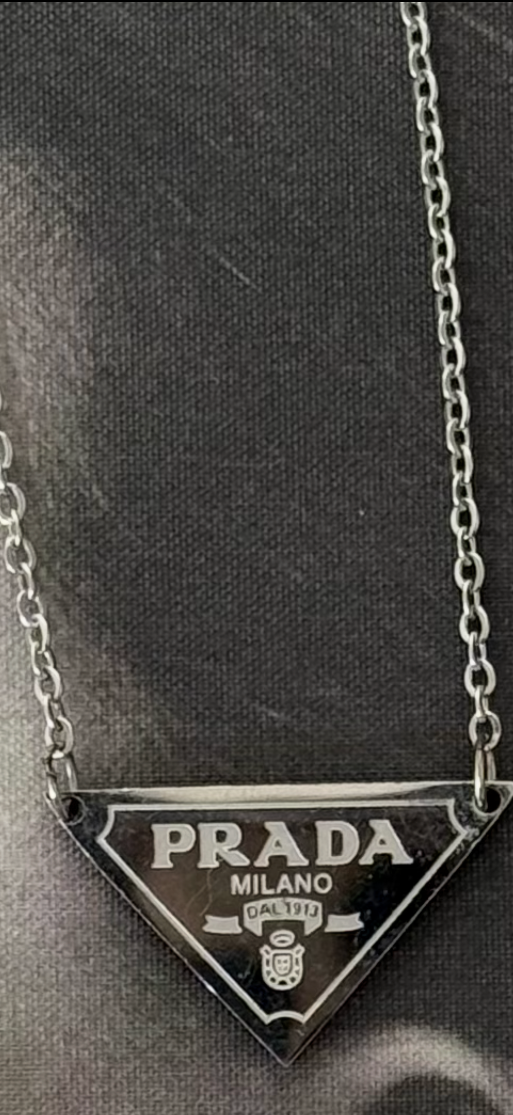 Silver Baby Triangle Pendant