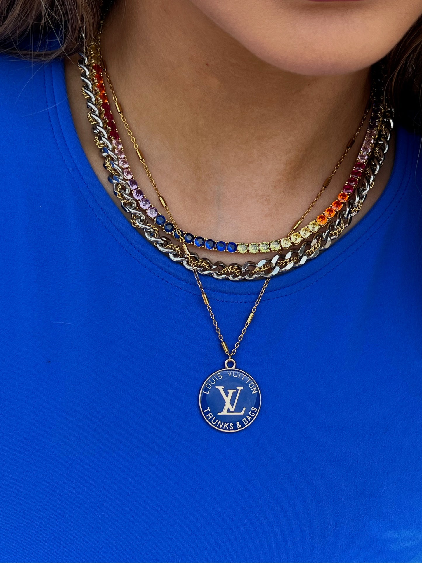 Cobalt Trunk Pendant