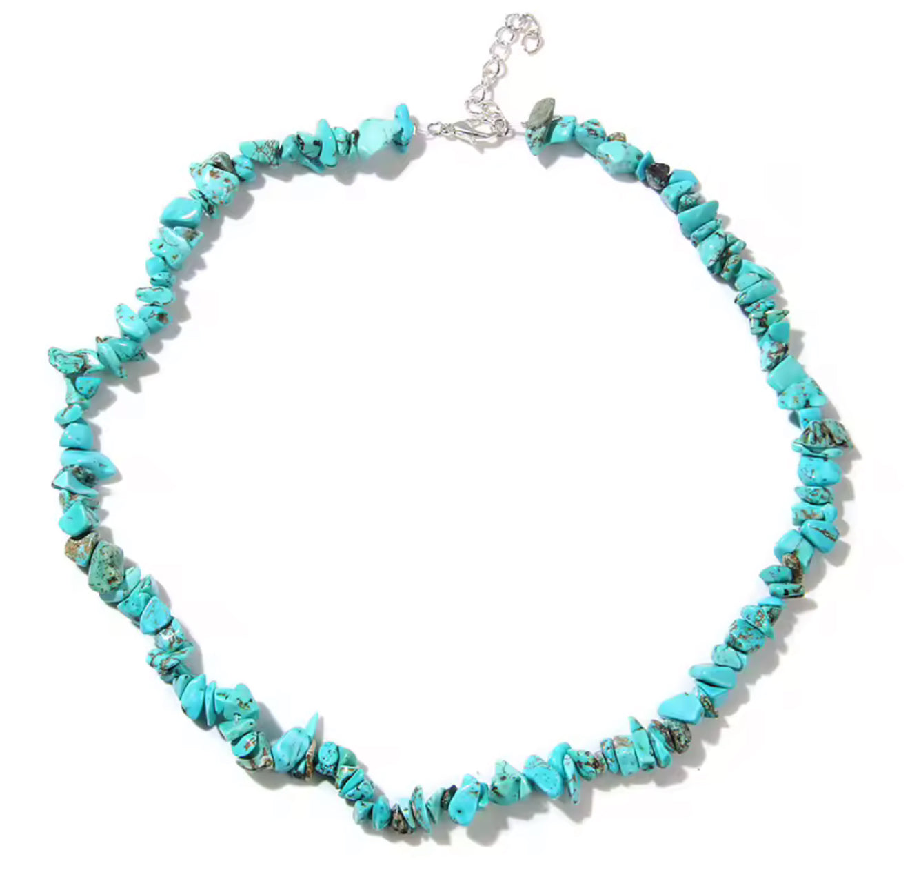 Genuine Turquoise Chip Chain