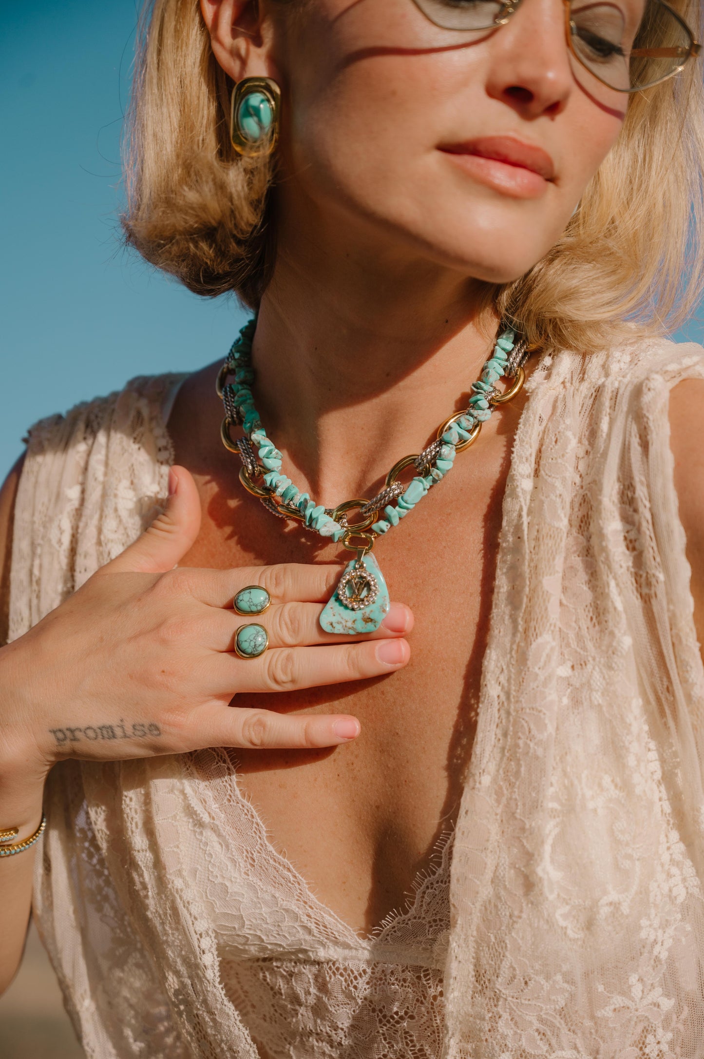 Turquoise Aurora Pendant