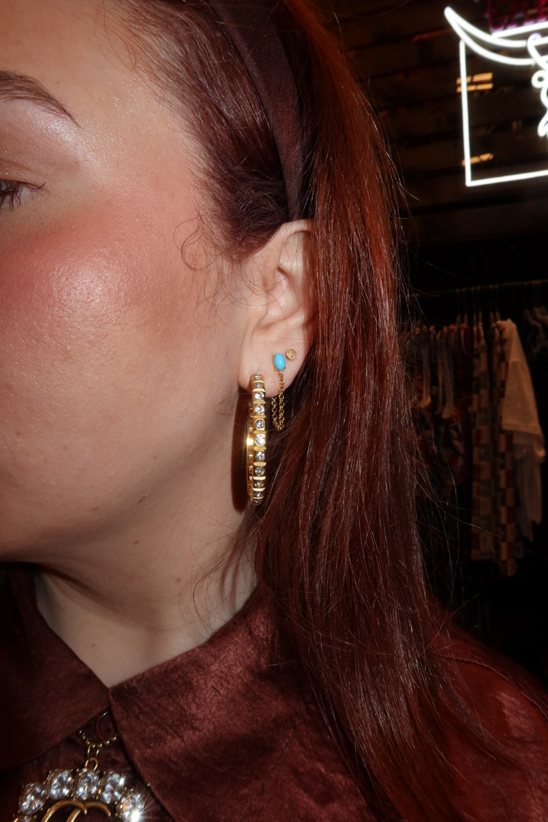 Turquoise Ear Jackets