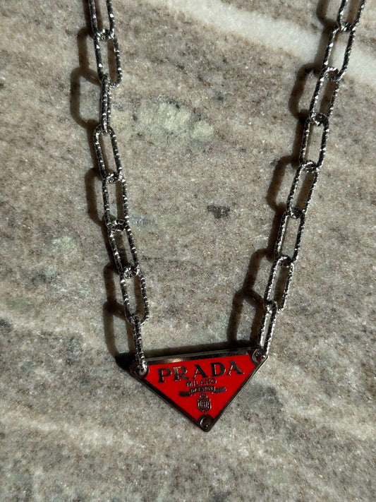 Red Triangle Pendant