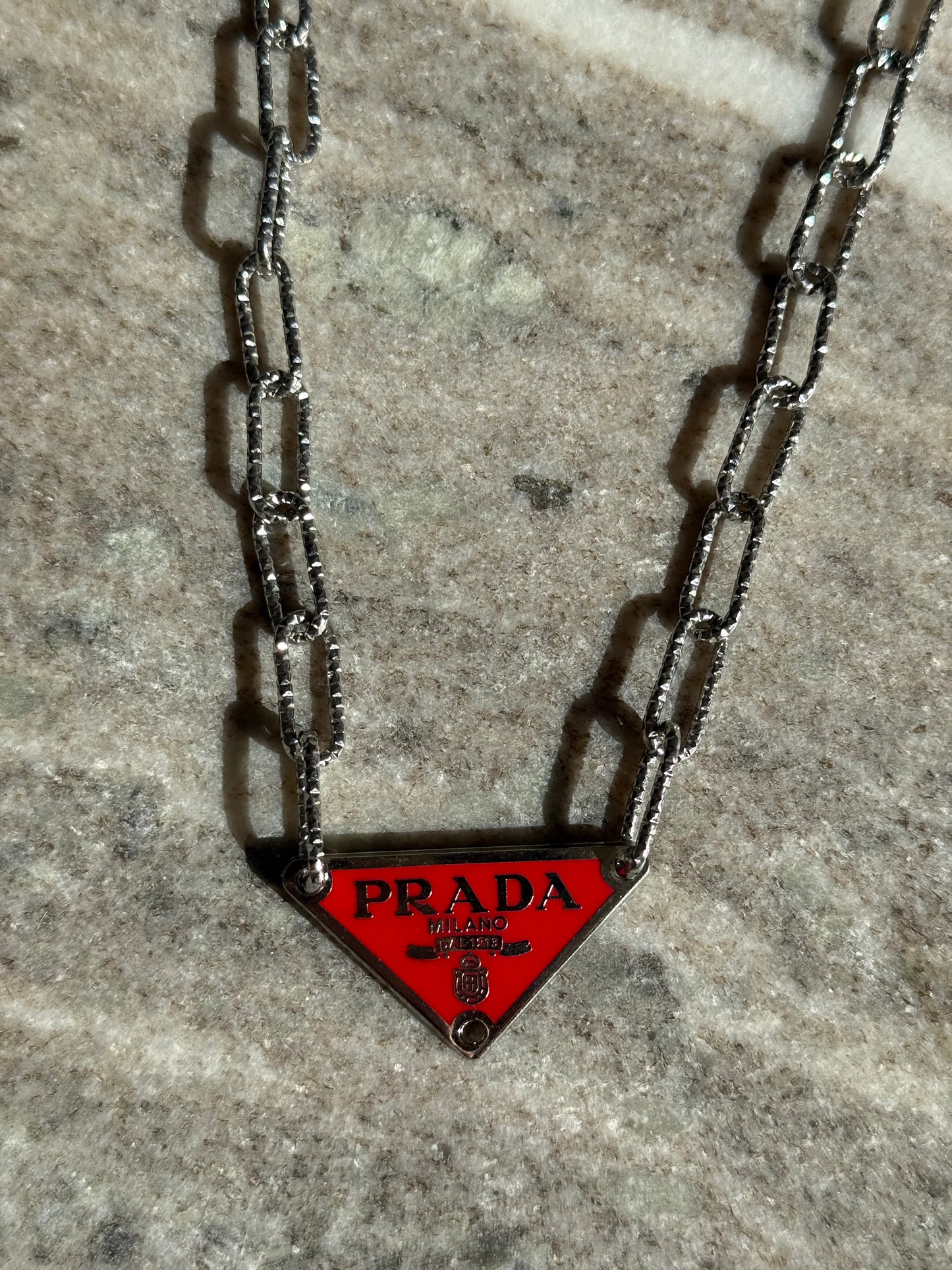 Red Triangle Pendant