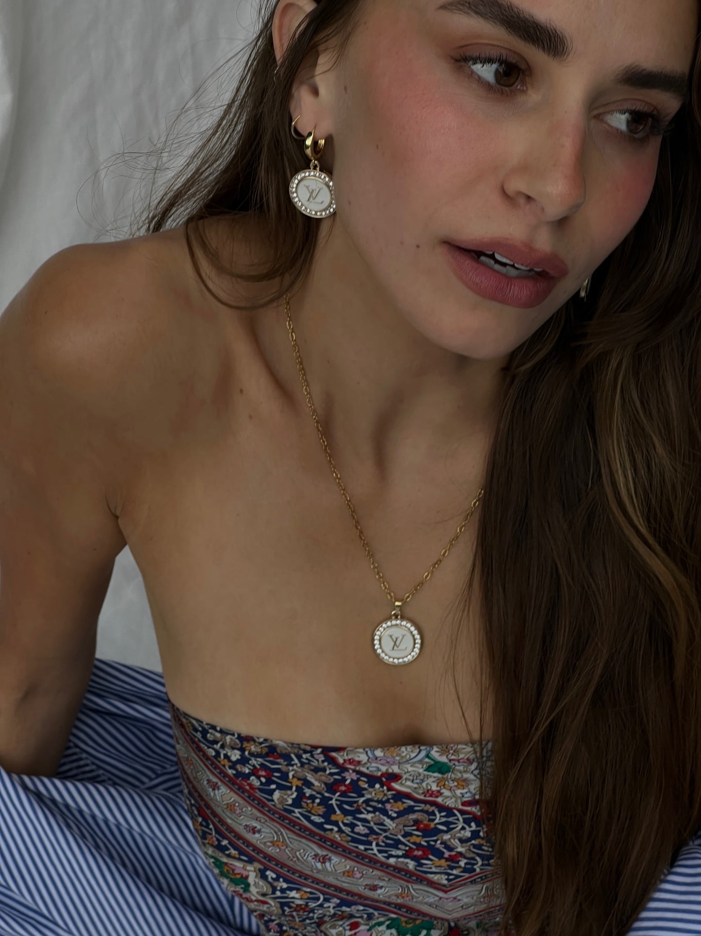 Cream Jules Earrings
