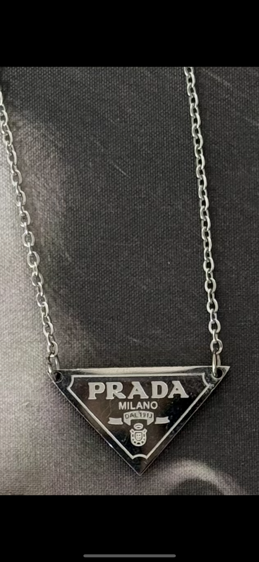 Silver Baby Triangle Pendant