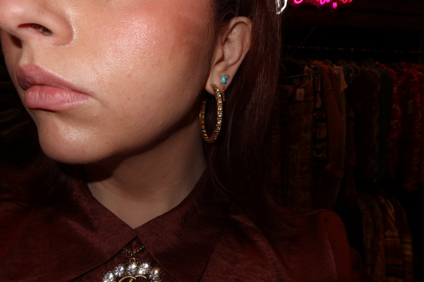 Turquoise Ear Jackets