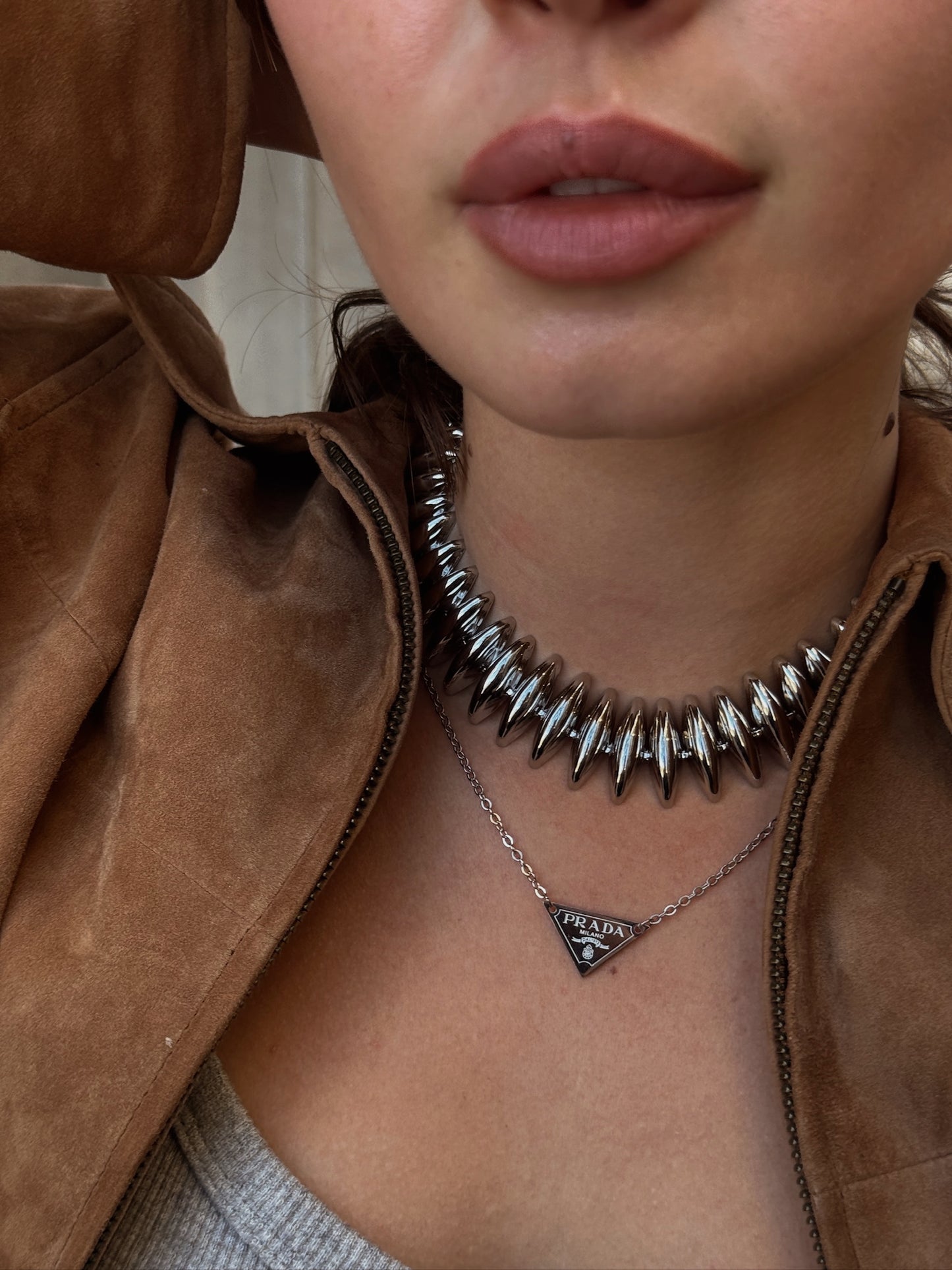 Silver Baby Triangle Pendant