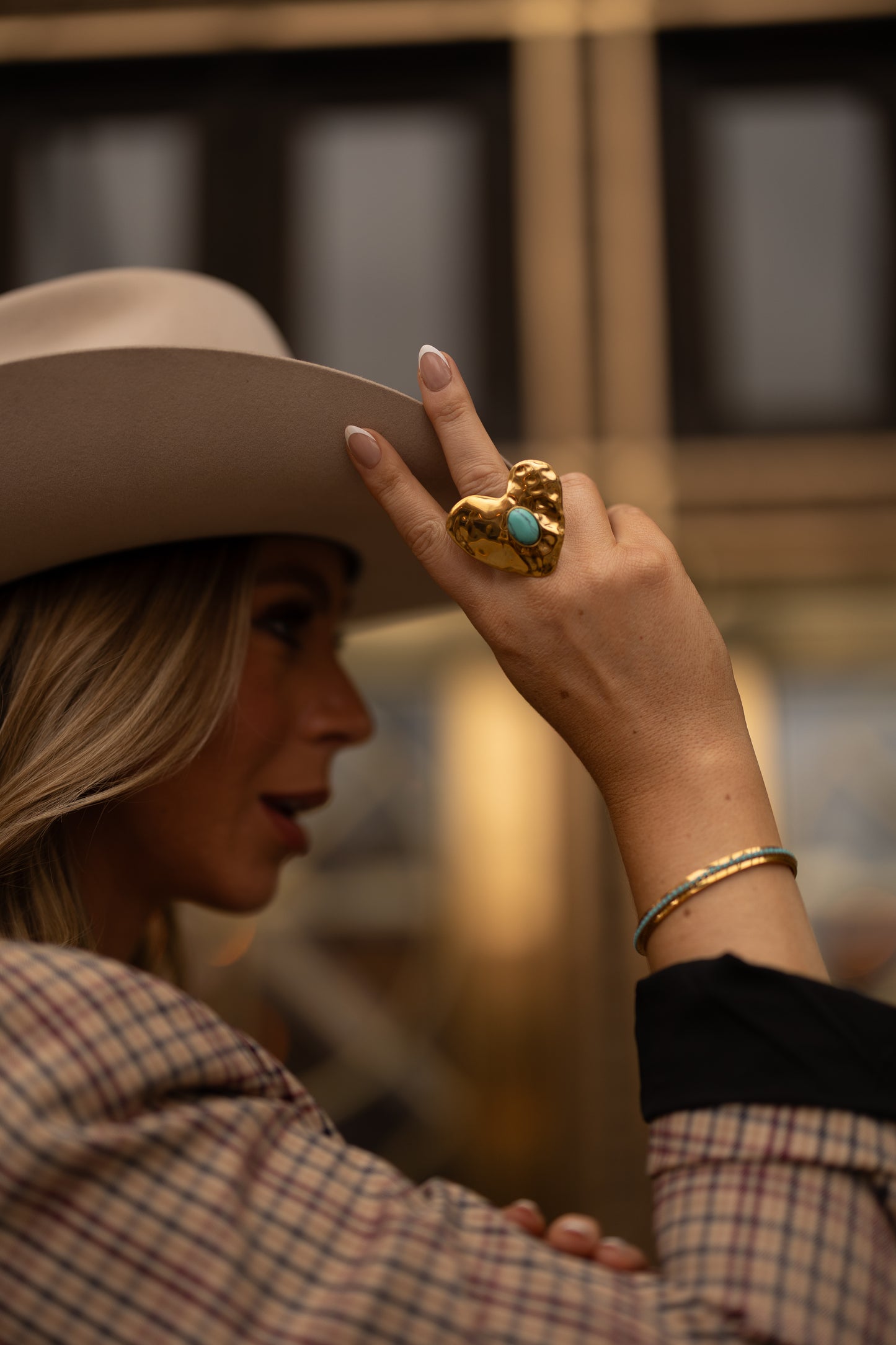 Turquoise Heartbreaker Ring