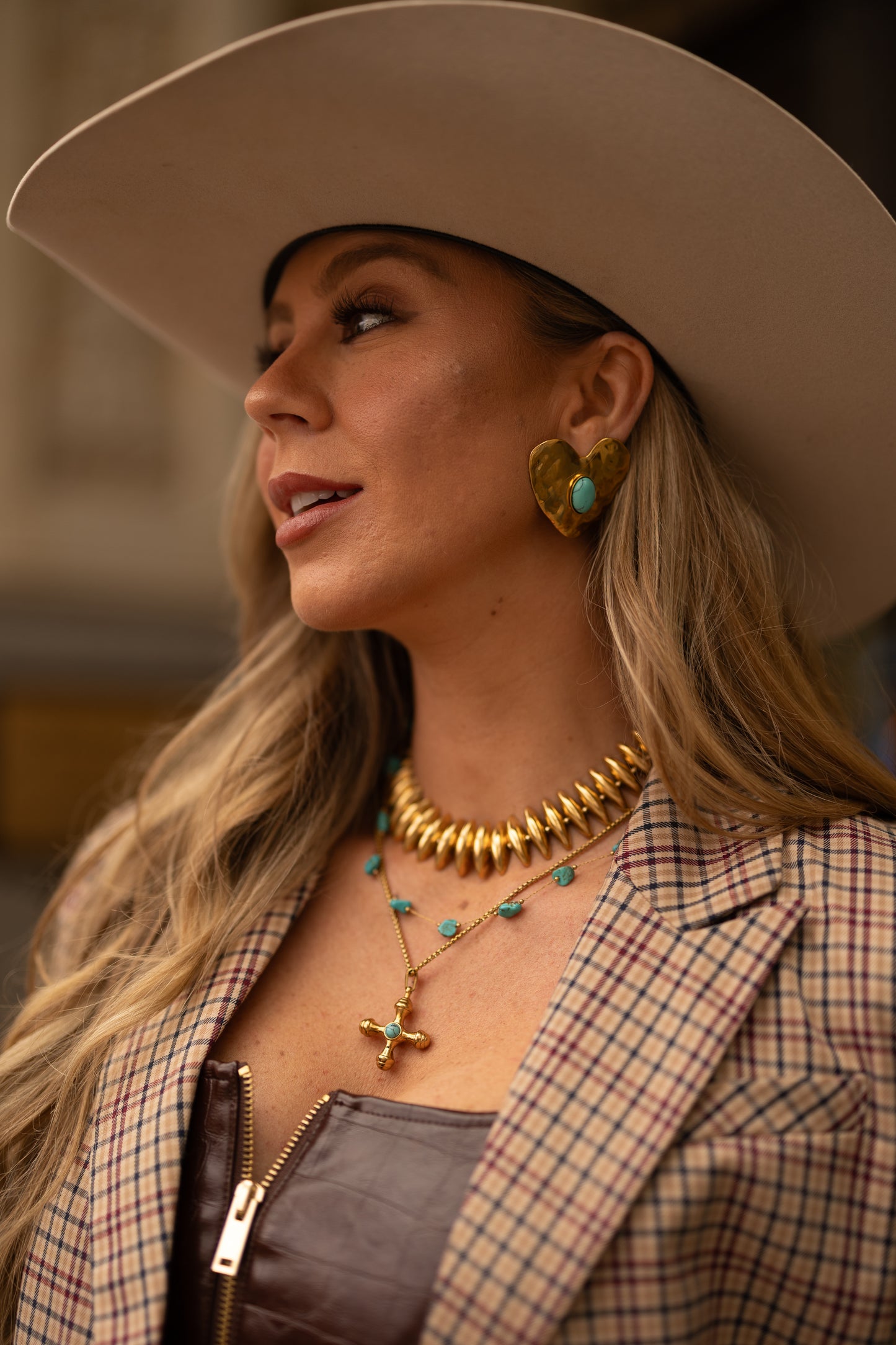 Turquoise Heartbreaker Studs