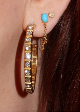 Turquoise Ear Jackets