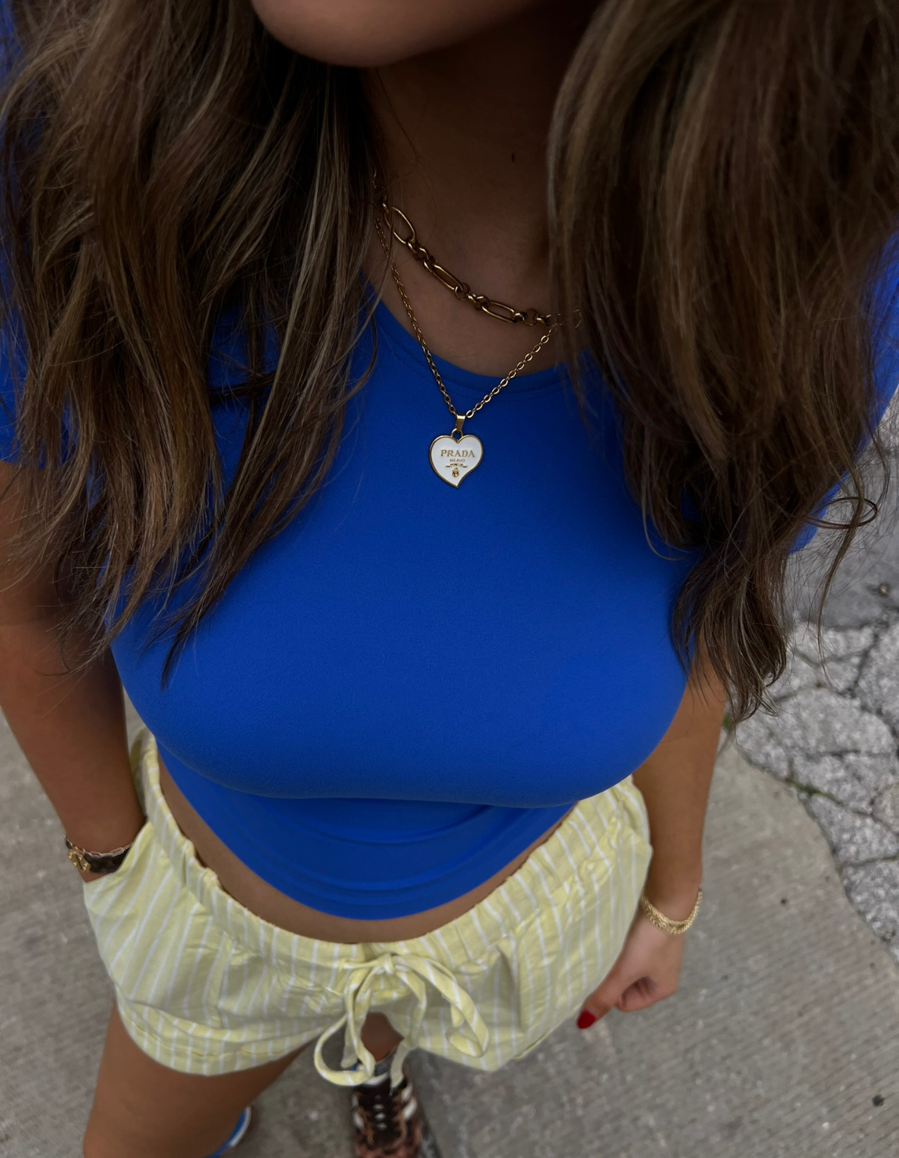 White Prad-a You Pendant