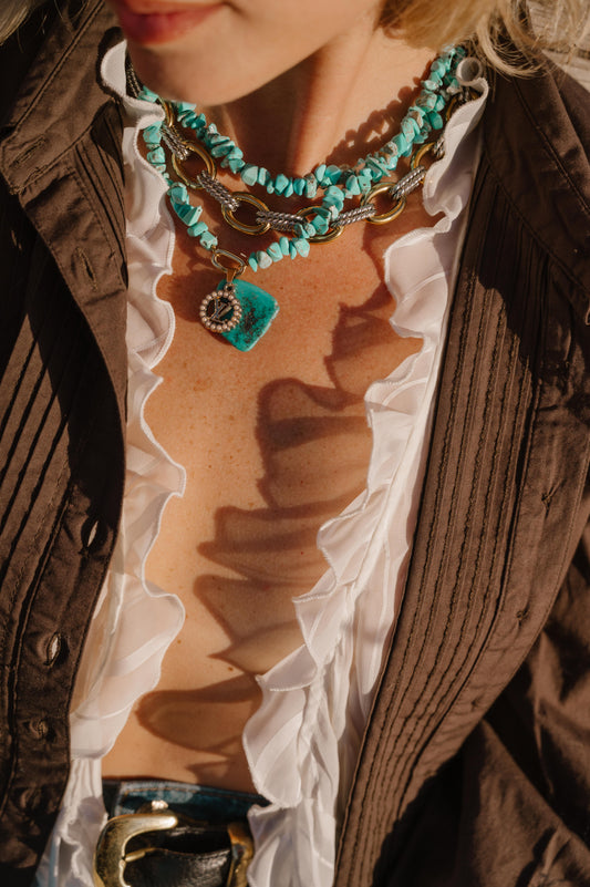 Turquoise Scarlet Pendant