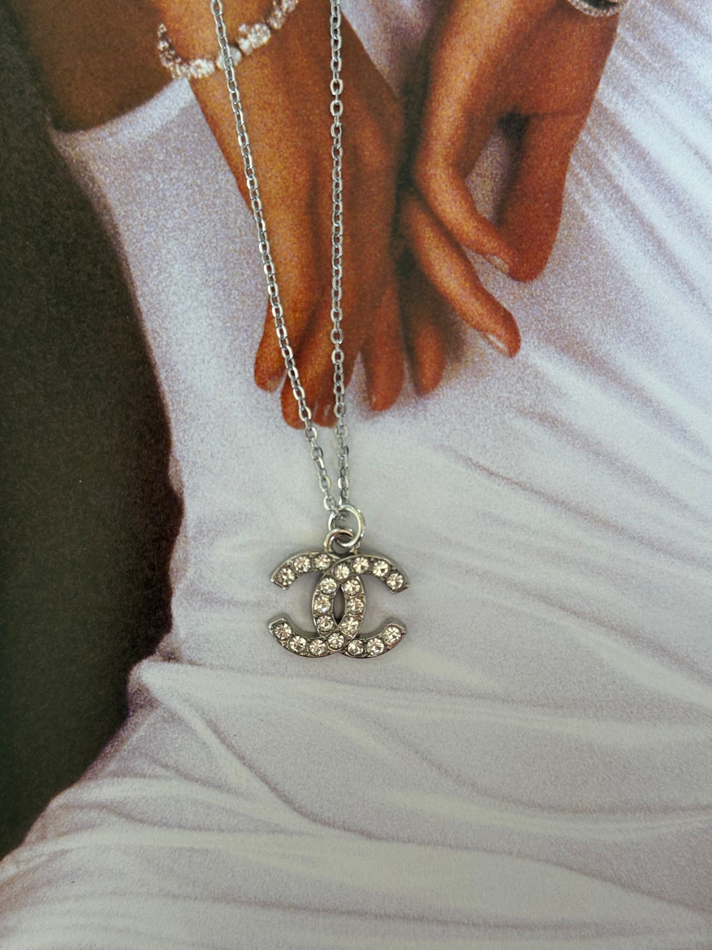 Silver Crystal Pendant