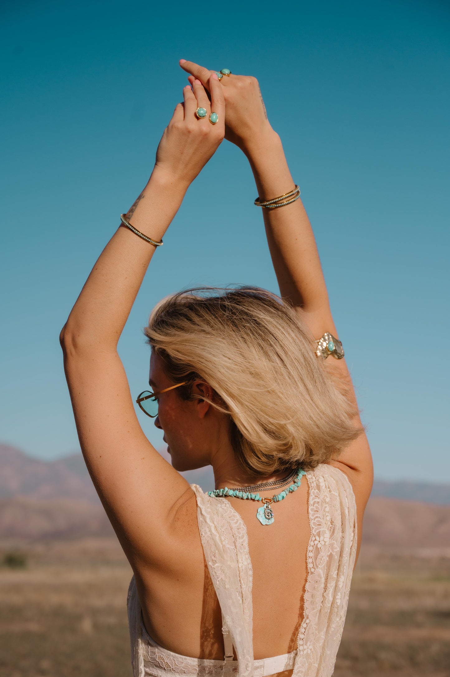 Blingy Turquoise Pendant