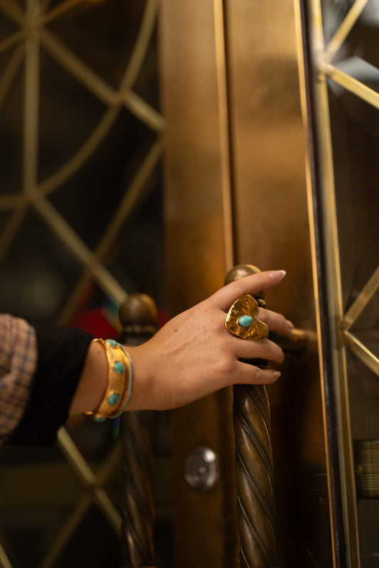 Turquoise Heartbreaker Ring