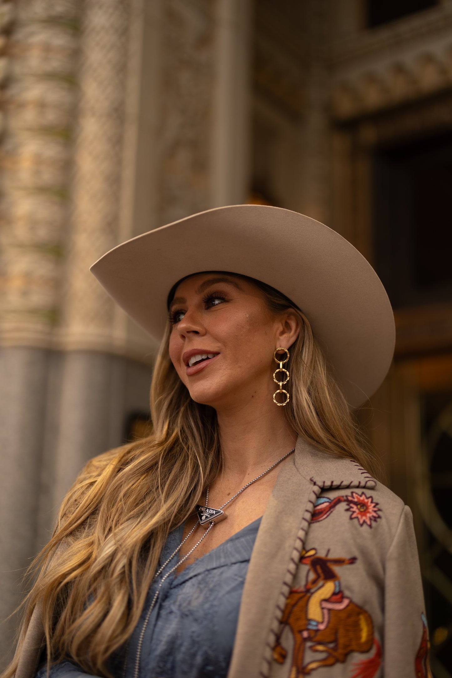 Golden Drop Earrings