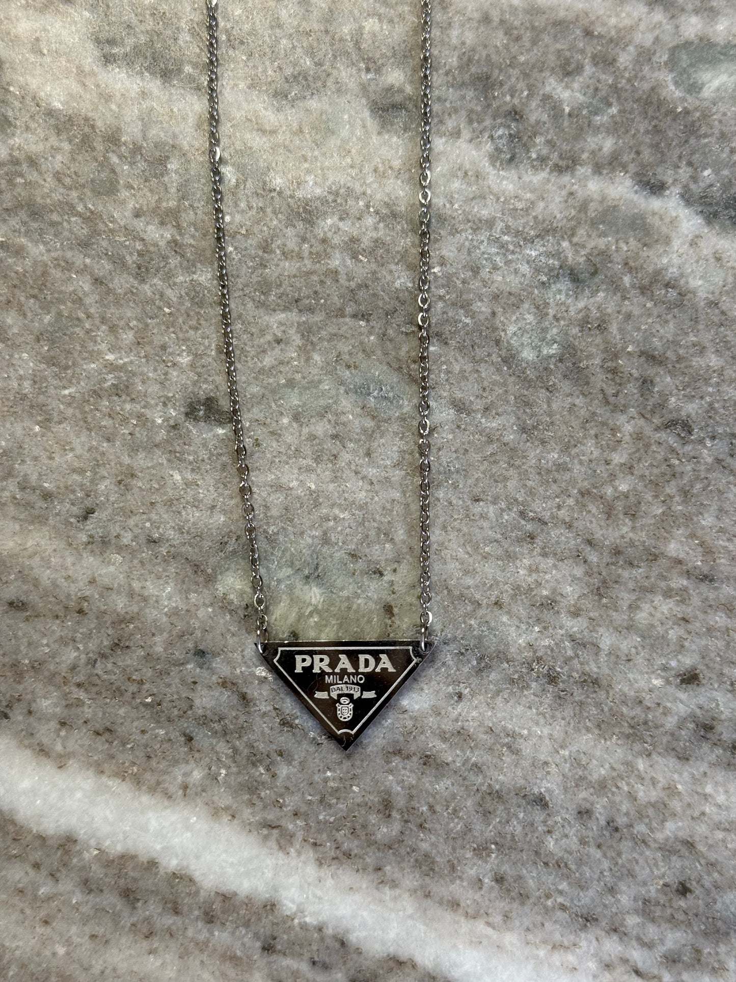 Silver Baby Triangle Pendant