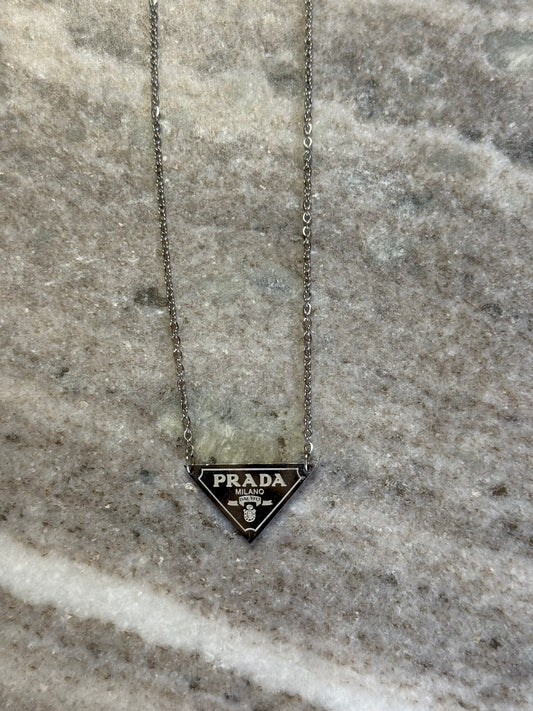 Silver Baby Triangle Pendant