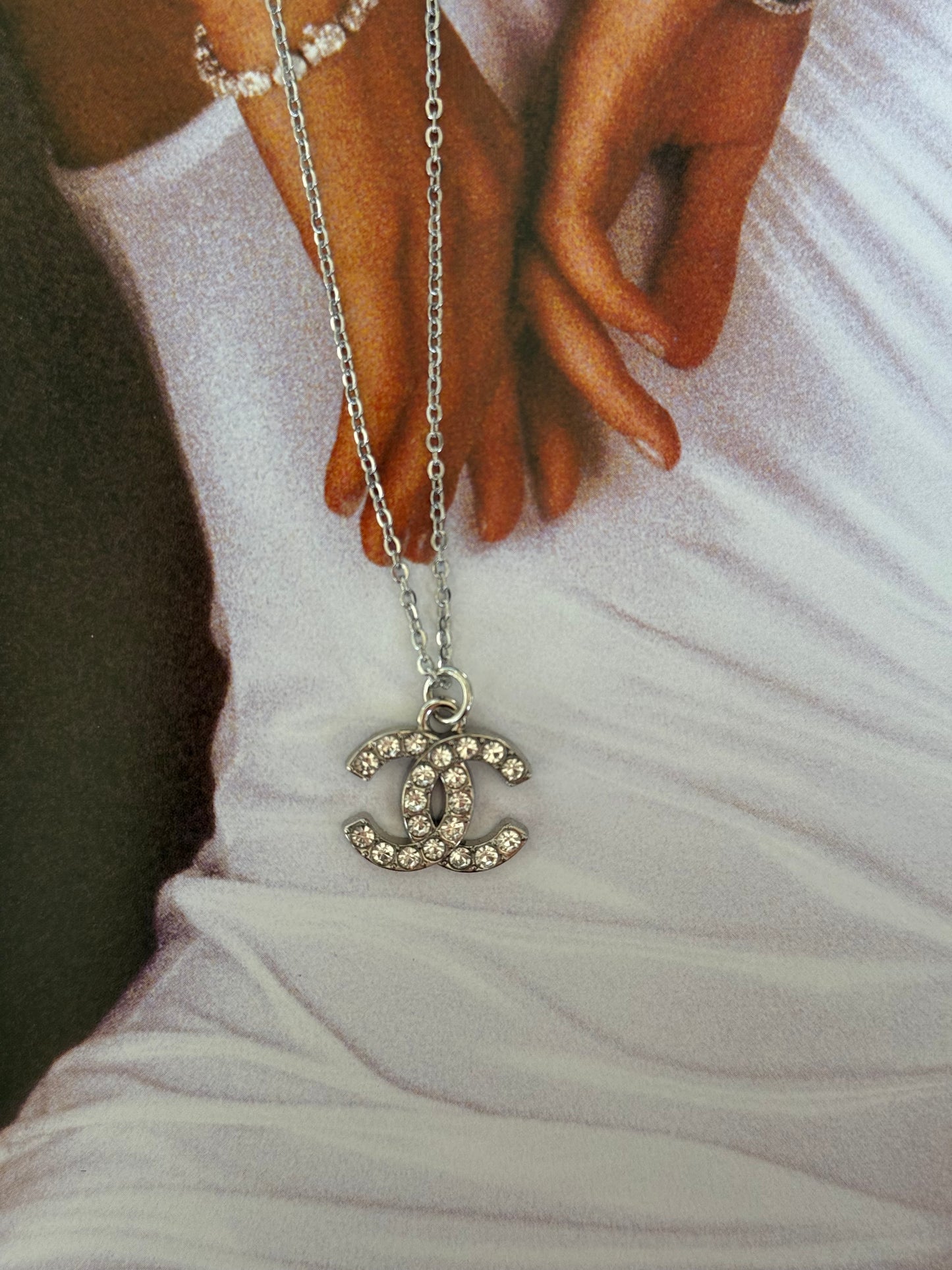 Silver Crystal Pendant