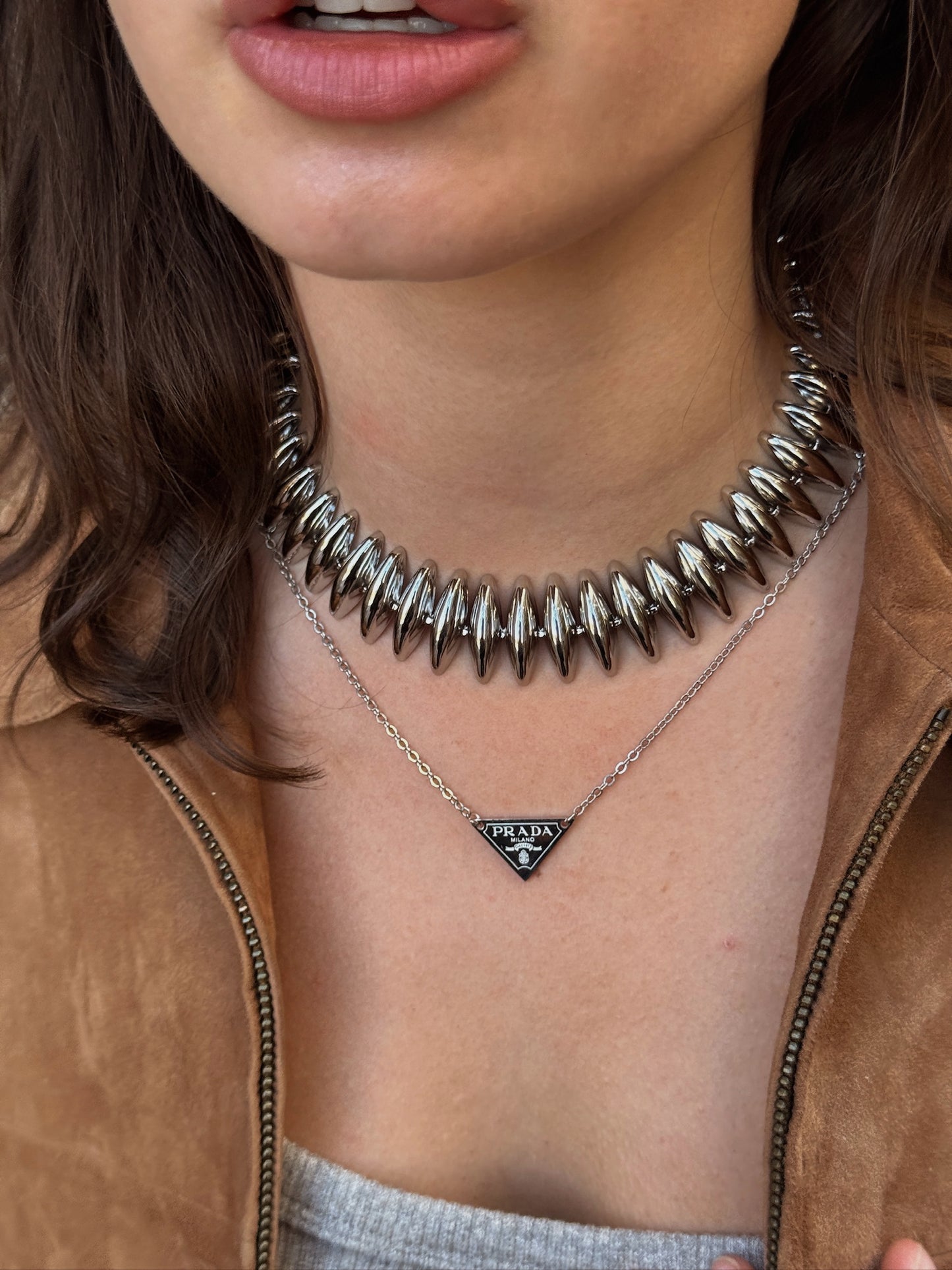 Silver Baby Triangle Pendant