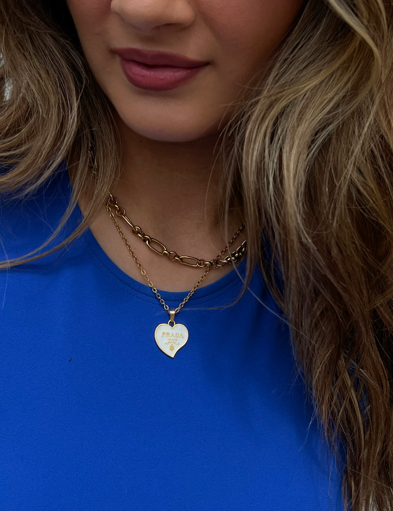 White Prad-a You Pendant