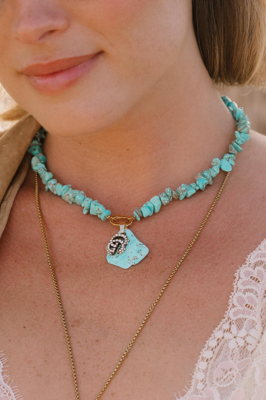 Blingy Turquoise Pendant