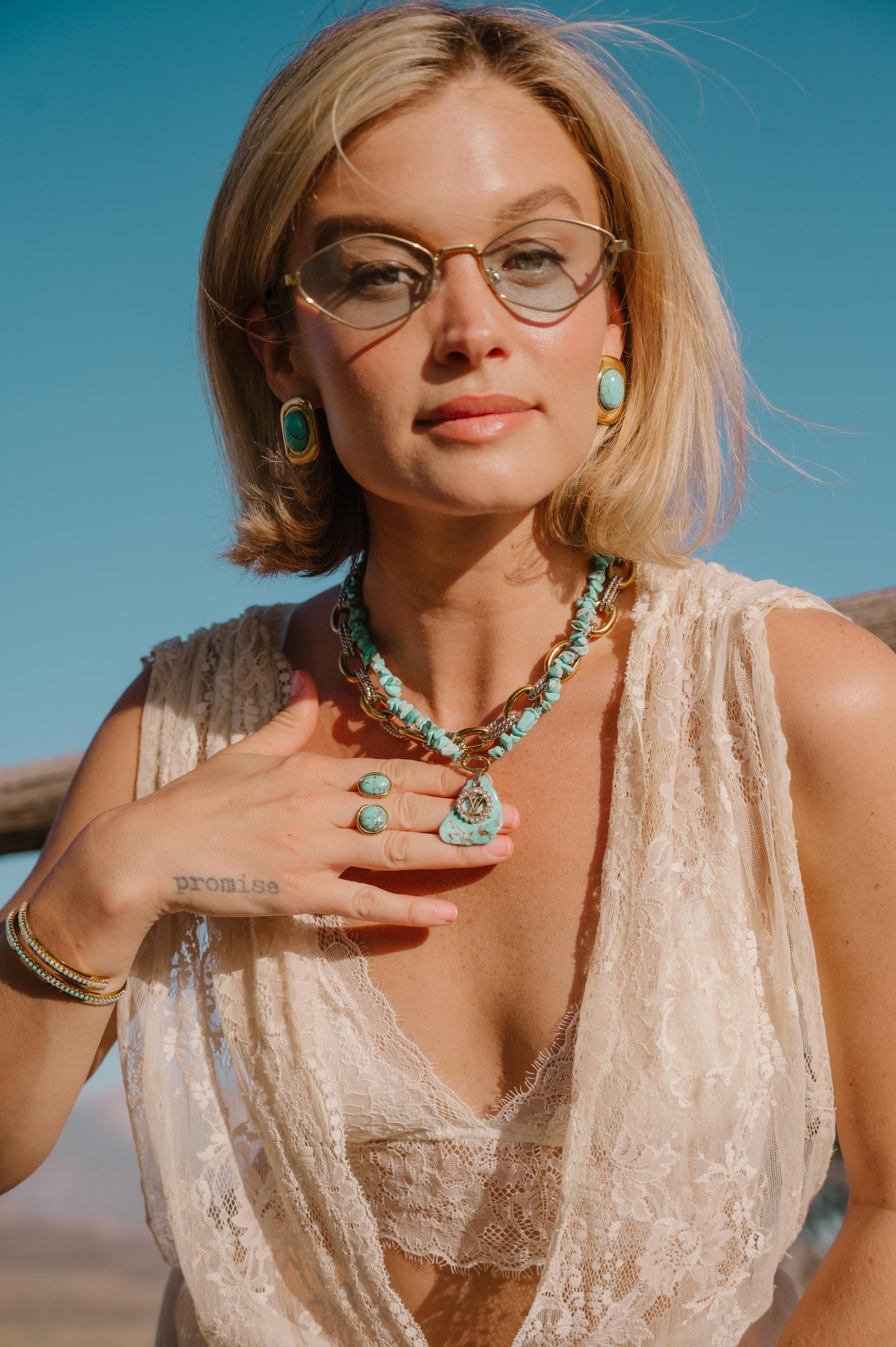 Turquoise Aurora Pendant
