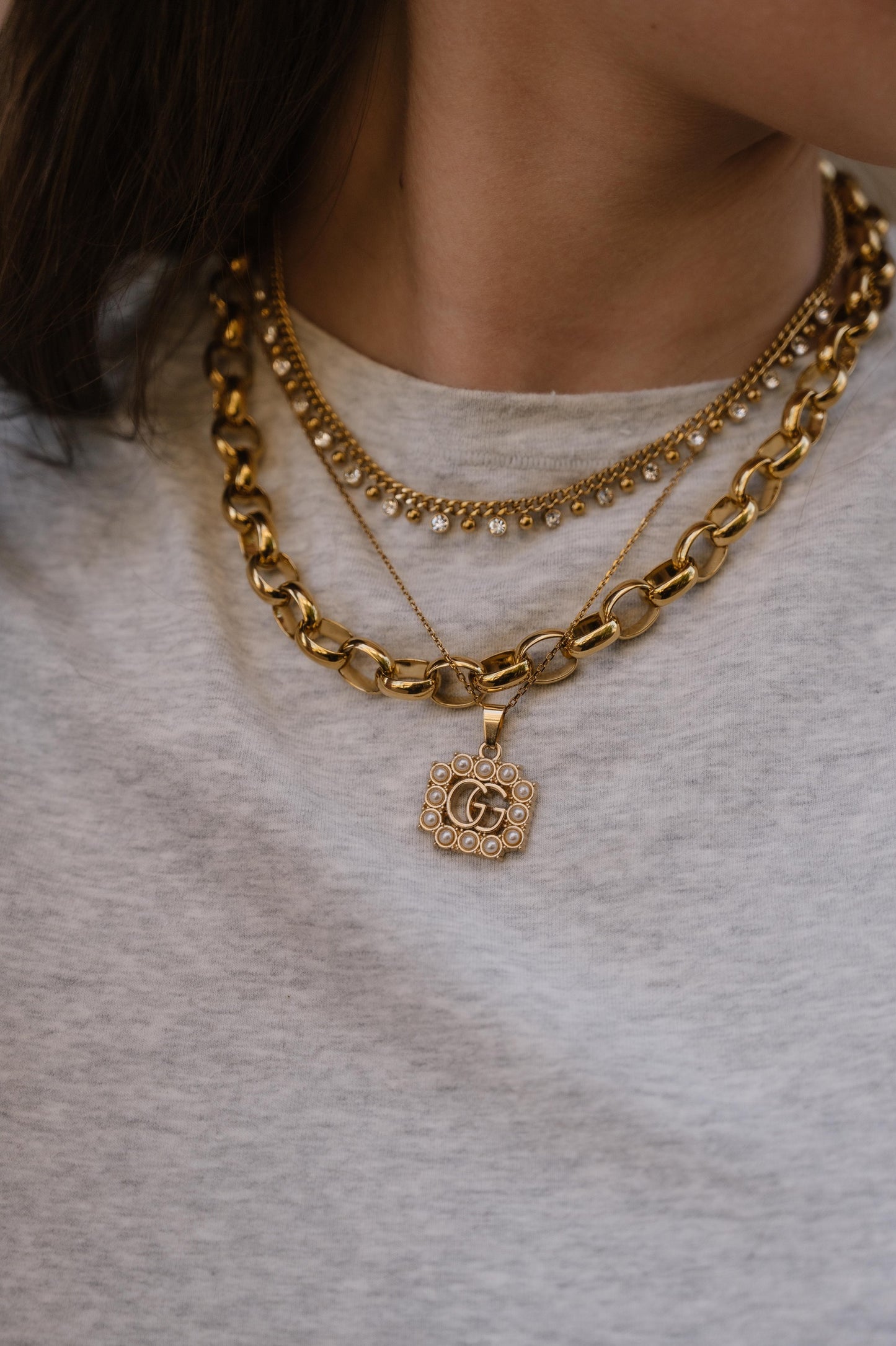 Repurposed Pearl Pendant