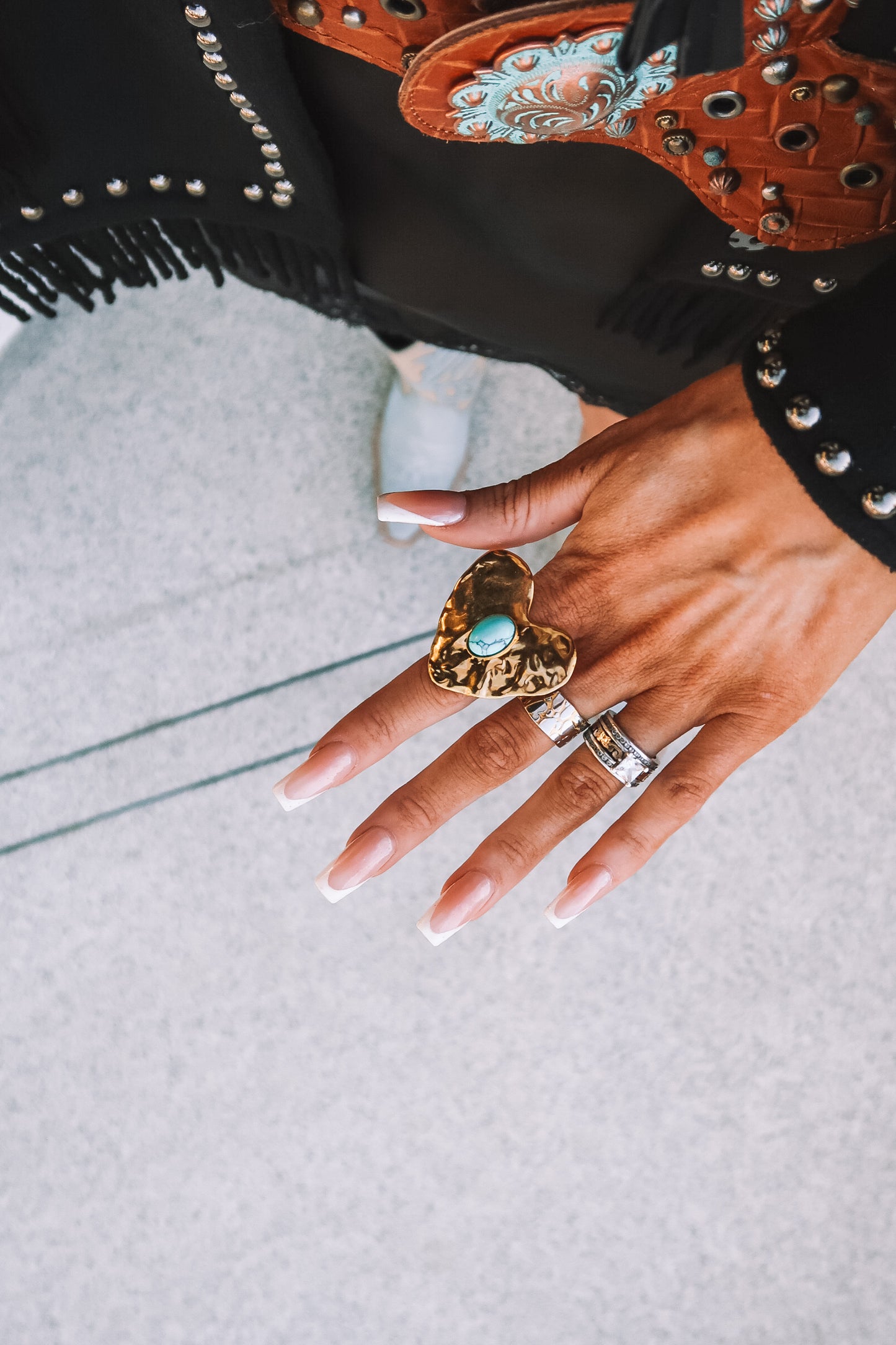 Turquoise Heartbreaker Ring
