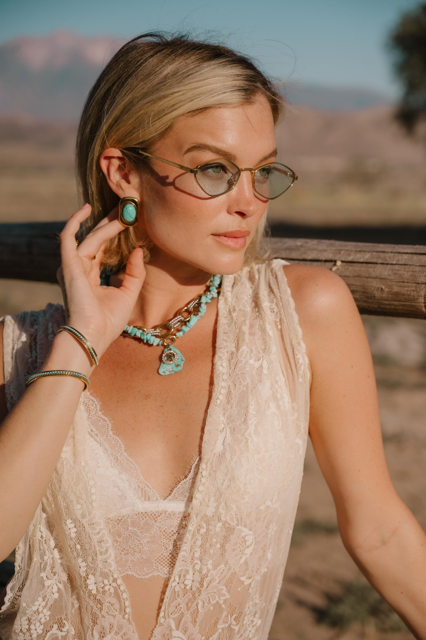 Desert Oasis Statement Earrings