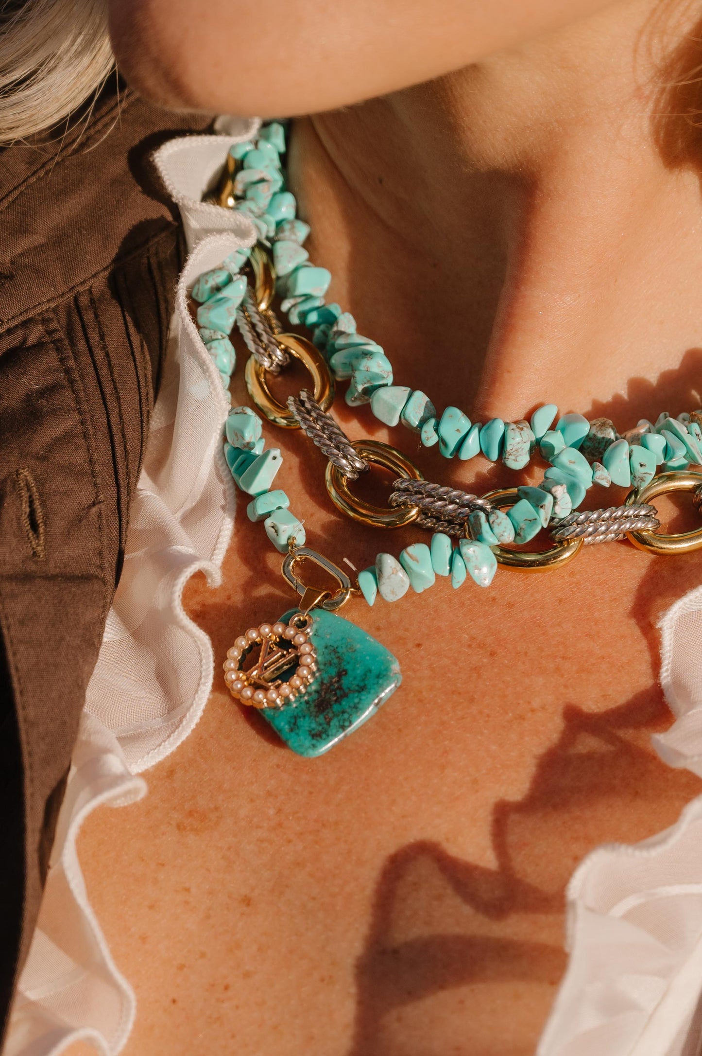 Turquoise Scarlet Pendant