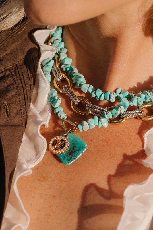 Turquoise Scarlet Pendant