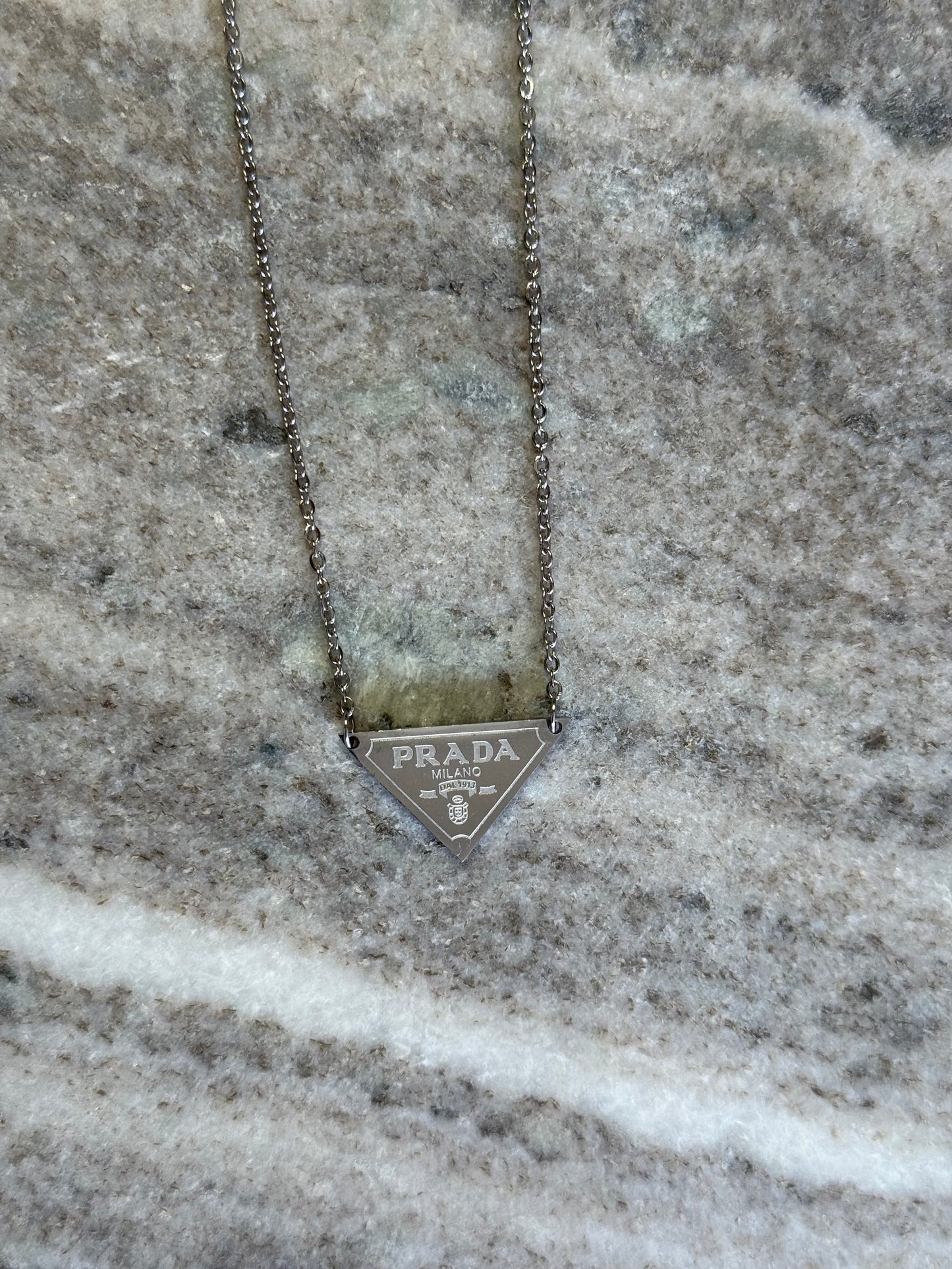 Silver Baby Triangle Pendant