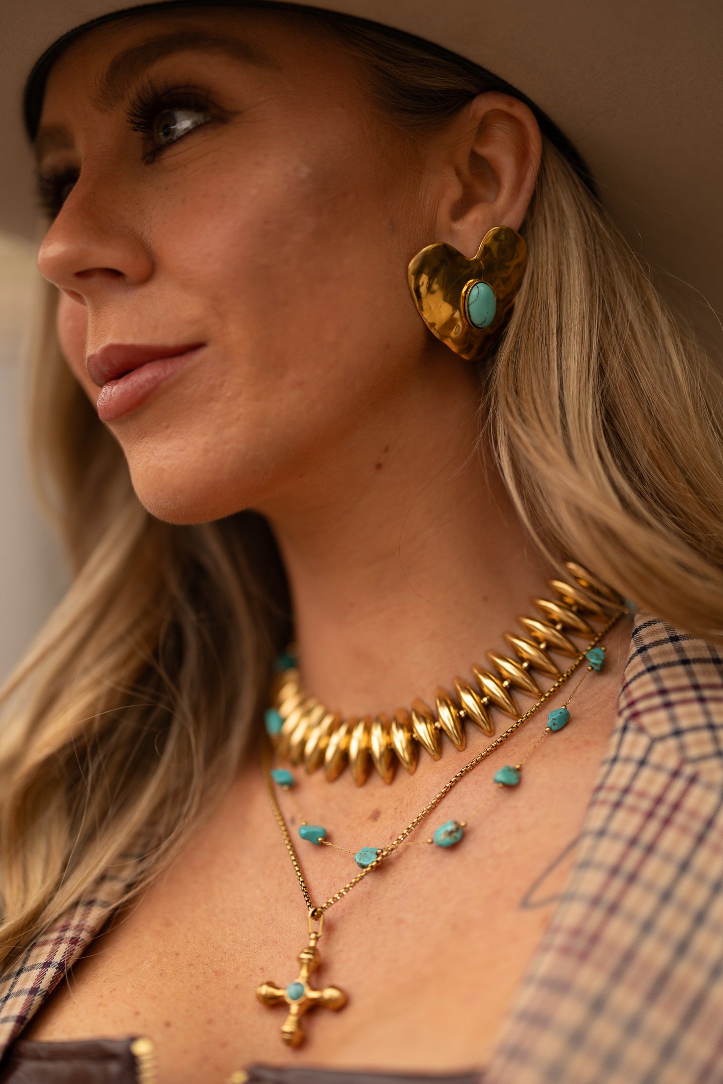 Turquoise Heartbreaker Studs