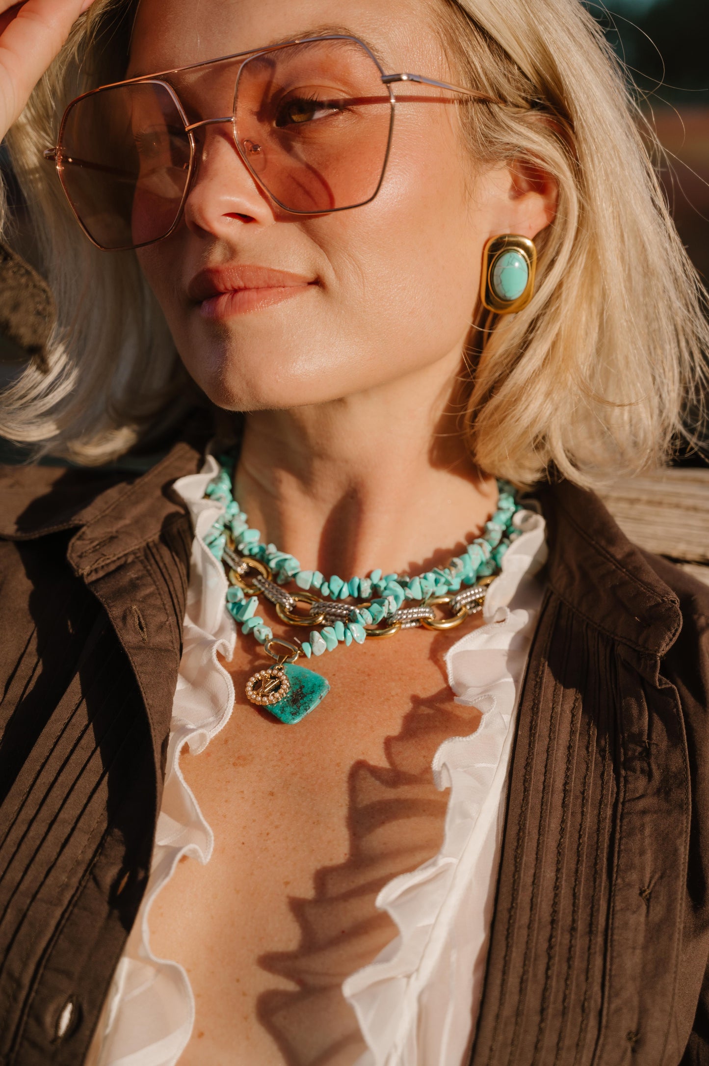 Turquoise Scarlet Pendant