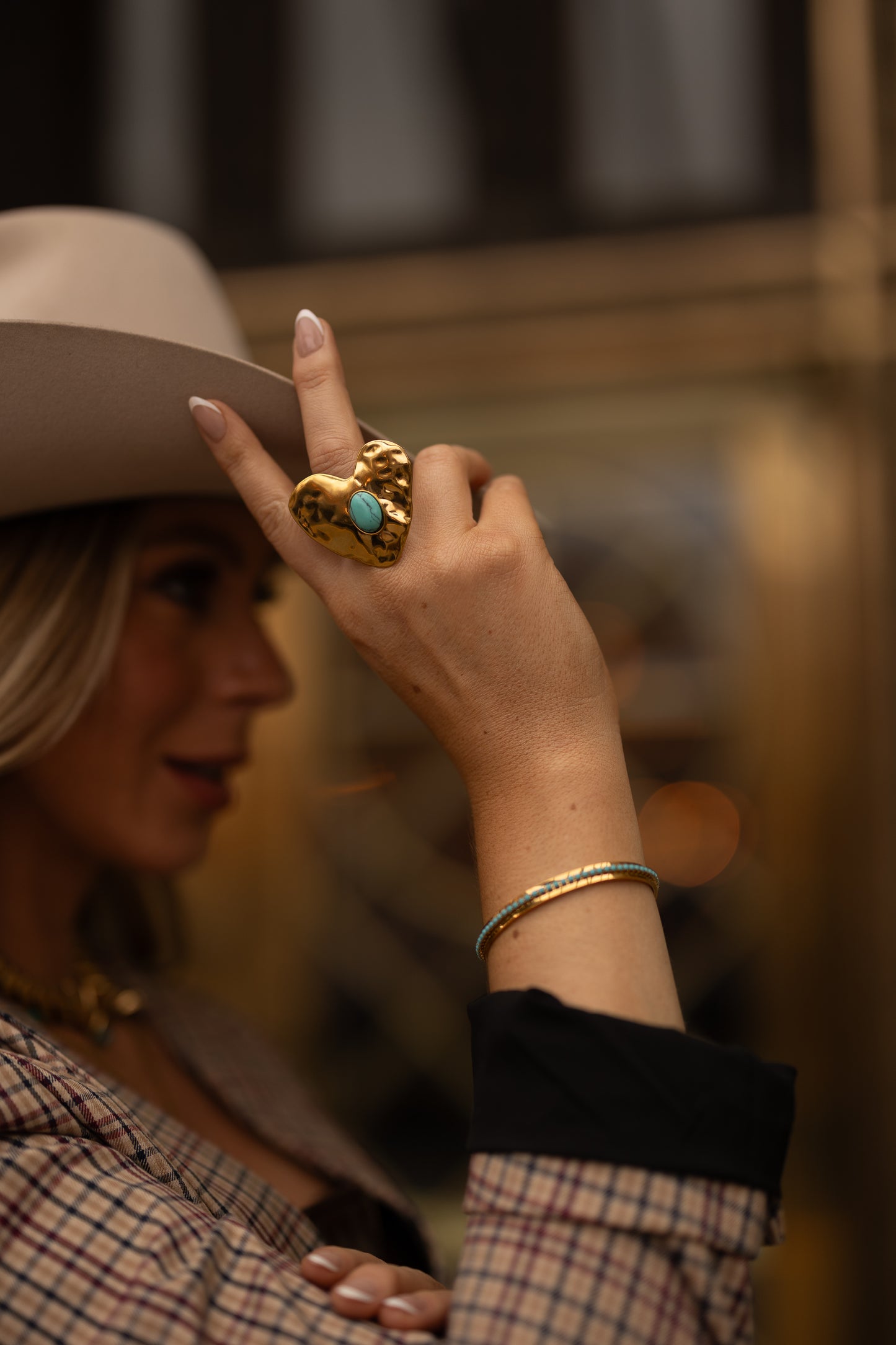 Turquoise Heartbreaker Ring