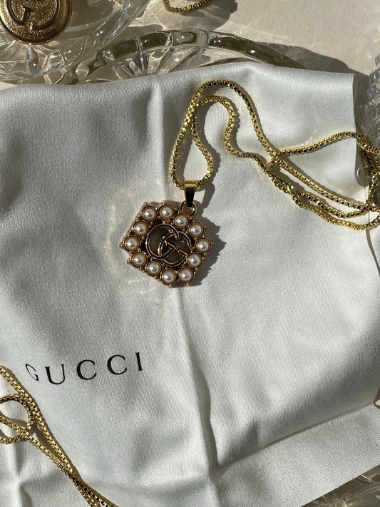 Repurposed Pearl Pendant