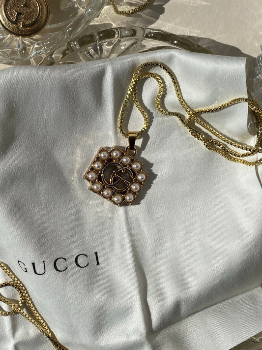 Repurposed Pearl Pendant