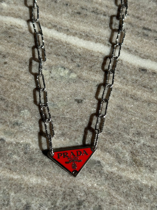 Red Triangle Pendant