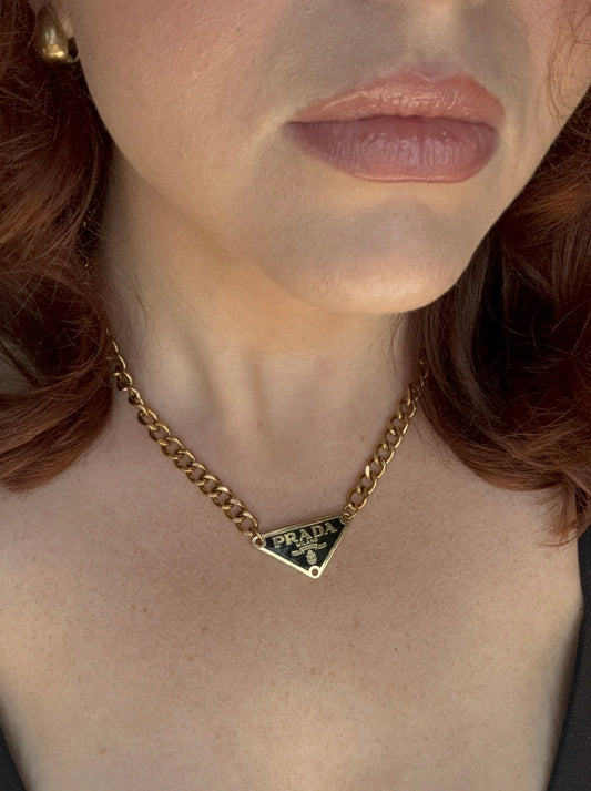 Black Triangle Pendant