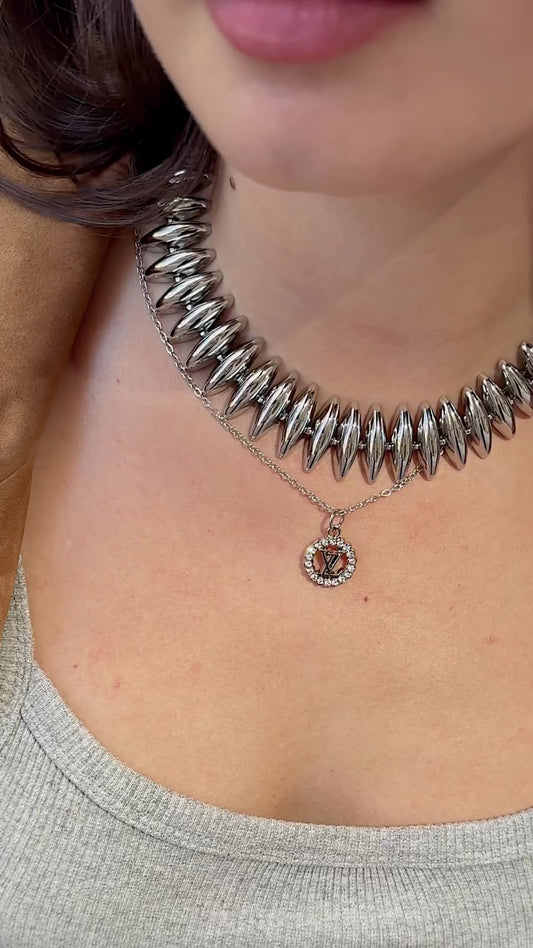 Silver Aurora Pendant