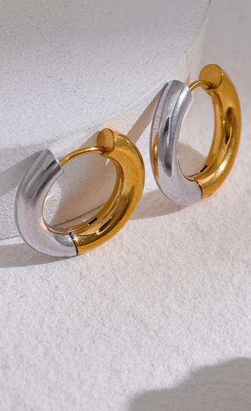 Delilah Double Sided Hoops